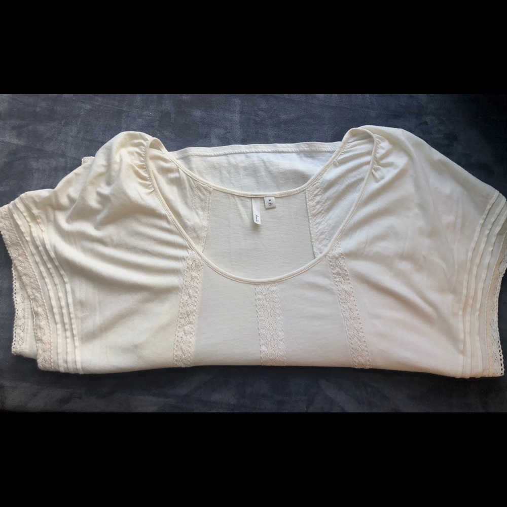 Frenchi Short Sleeve Peasant Top